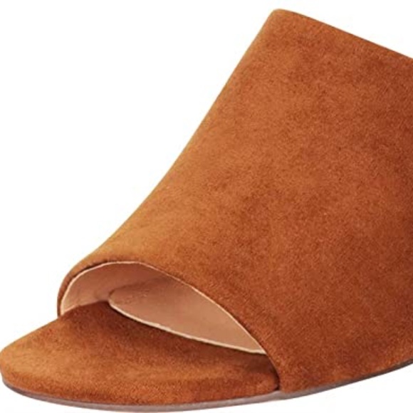 Shoes Womens Block Heel Mule Tan Sandal Sz 7 Poshmark